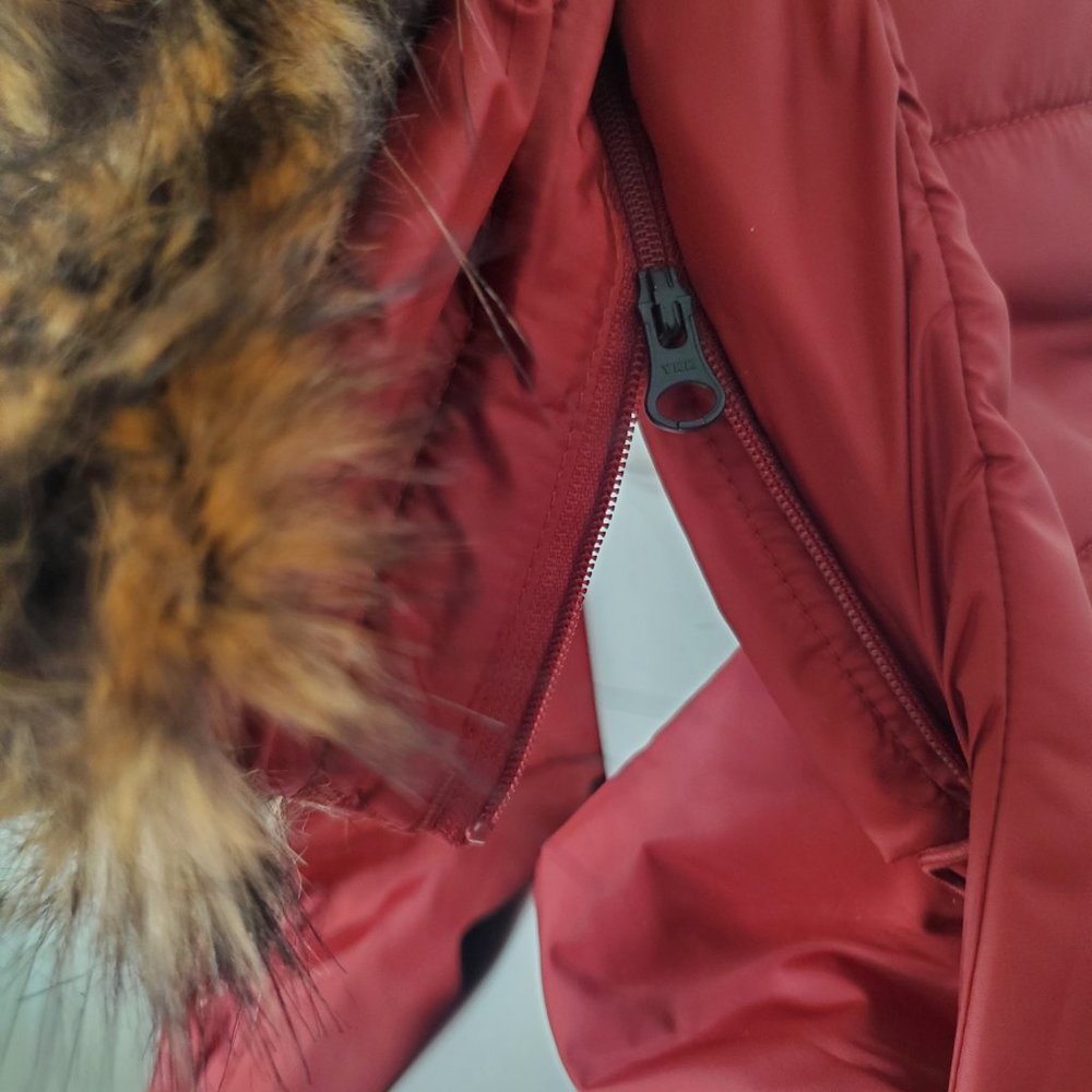 THE NORTH FACE WOMEN GOTHAM GOOSE DOWN PUFFER JACKET II Red size MEDIUM - Picture 5 of 6